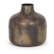 Mercana Daya Antiqued Gold Metal Vase