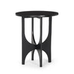 Mercana Sobi Matte Black Metal Side Table