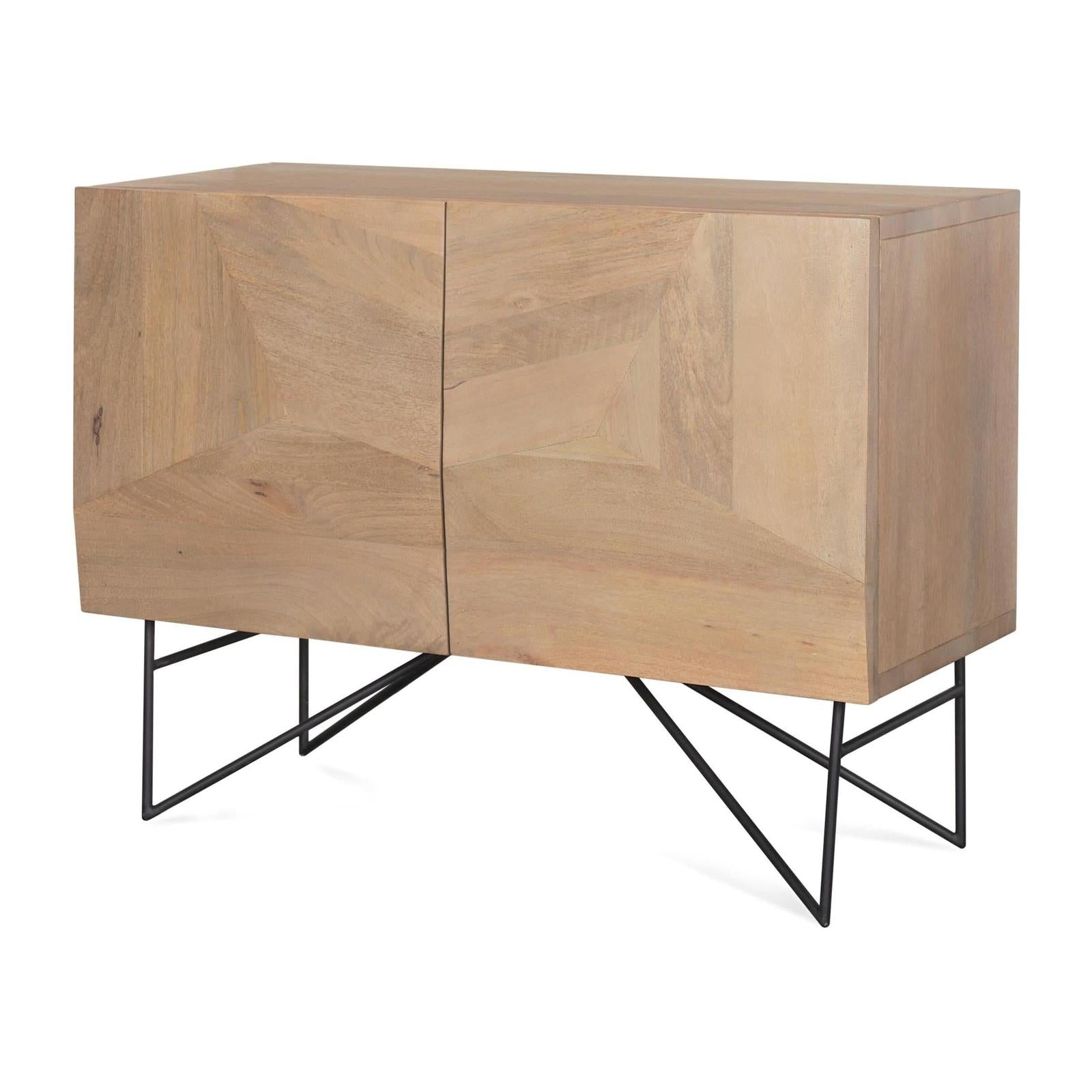 Mercana Darwin Wood 2 Door Accent Cabinet