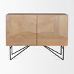 Mercana Darwin Wood 2 Door Accent Cabinet