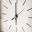 Mercana Renaya Light Brown Wood w/ Matte Black Metal Base Table Clock