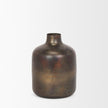 Mercana Daya Antiqued Gold Metal Vase