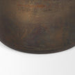 Mercana Daya Antiqued Gold Metal Vase