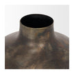 Mercana Daya Antiqued Gold Metal Vase