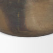 Mercana Daya Antiqued Gold Metal Vase