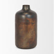 Mercana Daya Antiqued Gold Metal Vase
