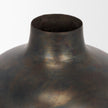 Mercana Daya Antiqued Gold Metal Vase