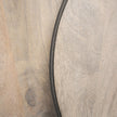 Mercana Clapp Brown Round Wood Top Nesting Accent Tables- Set of 2