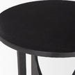 Mercana Sobi Matte Black Metal Side Table