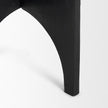 Mercana Sobi Matte Black Metal Side Table