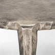 Mercana Randy Silver Nickel Cast Aluminum Metal Coffee Table