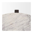 Mercana Bianca Wood w/ Marble Round Accent Table