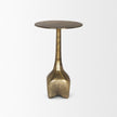 Mercana Risha Small Gold Metal Accent Table