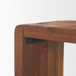 Mercana Estelle Rustic Brown Reclaimed Wood Console Table