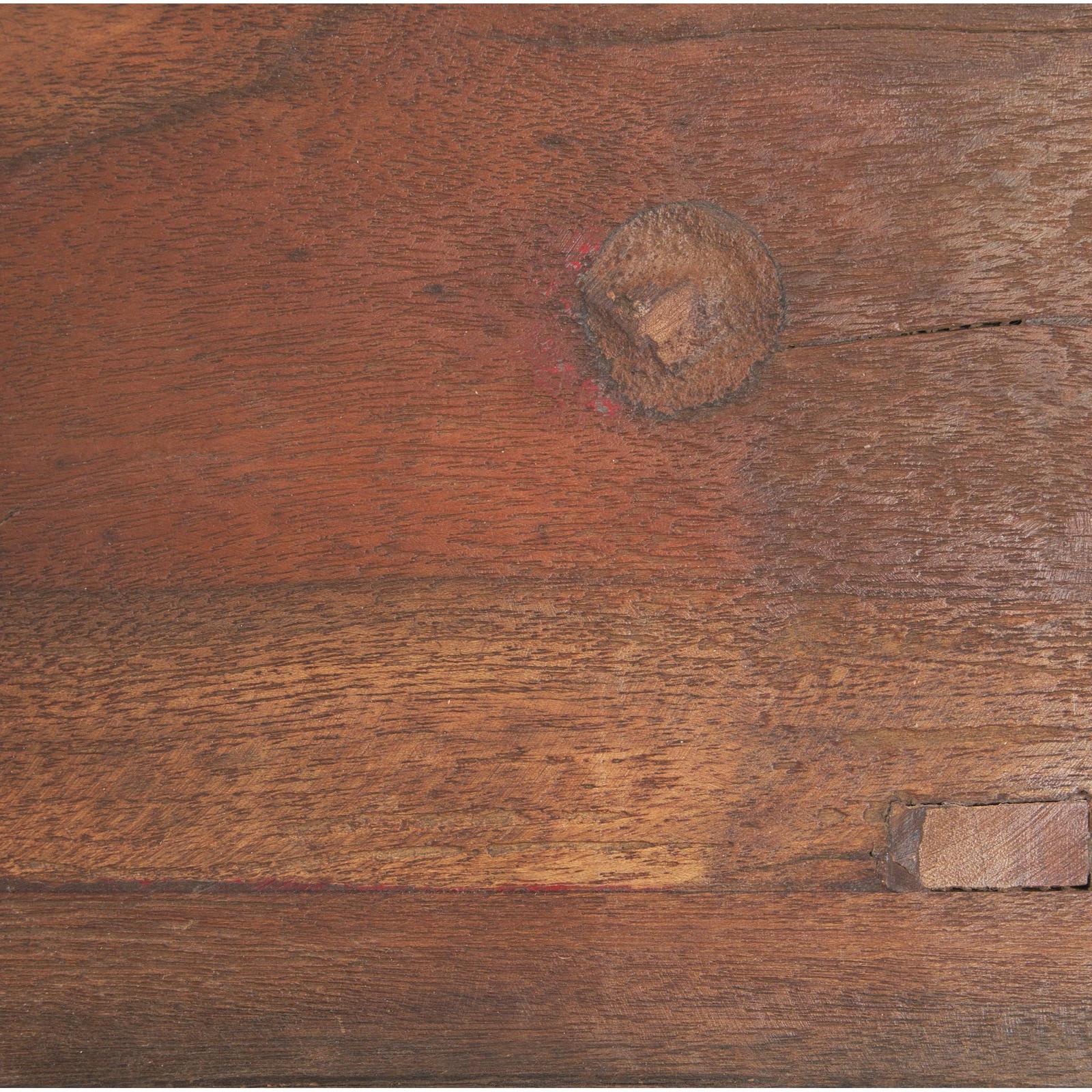 Mercana Estelle Rustic Brown Reclaimed Wood Console Table