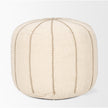 Mercana Sachi Beige w/ Stitching Pouf