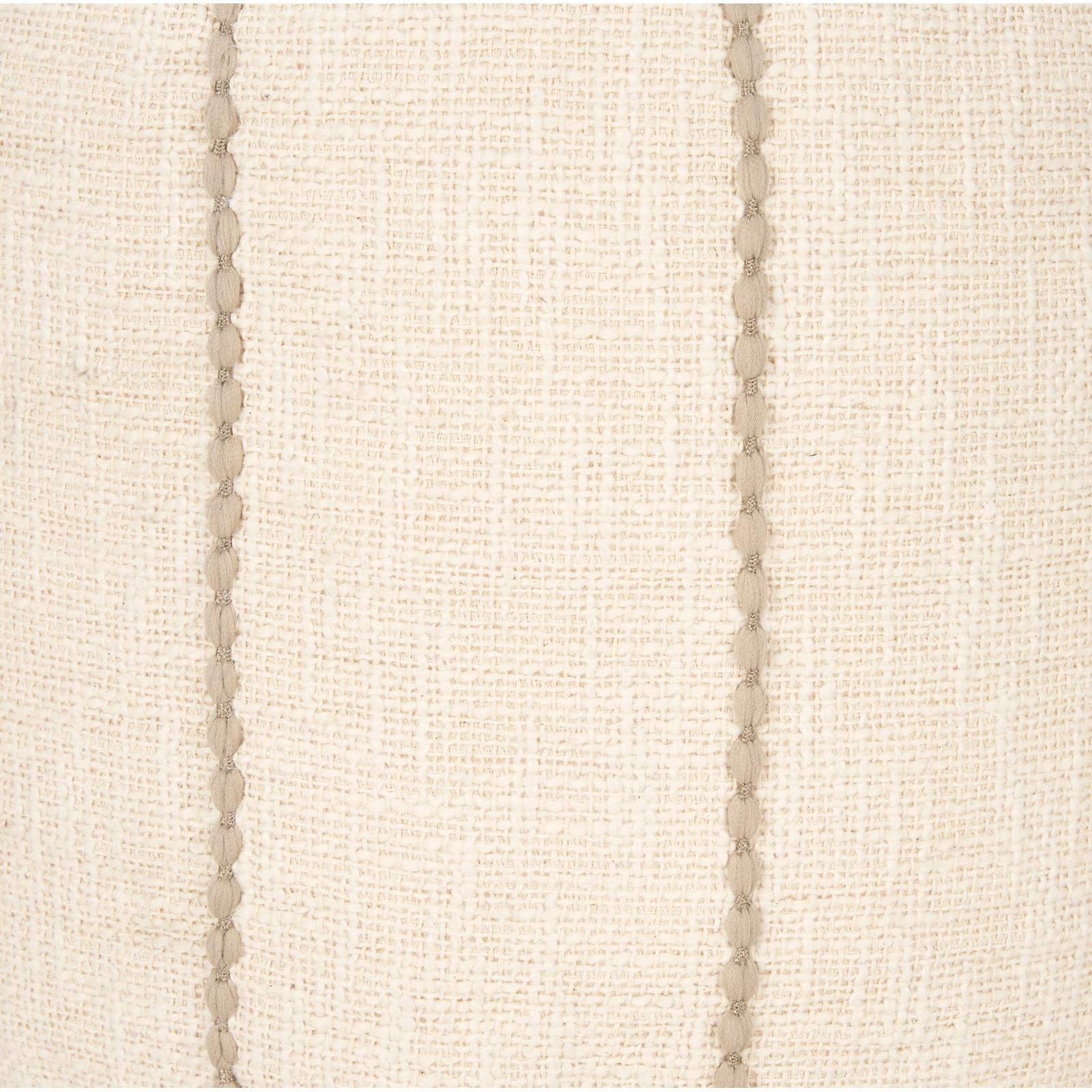 Mercana Sachi Beige w/ Stitching Pouf