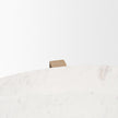 Mercana Bianca Wood w/ Marble Round Top Coffee Table