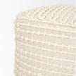 Mercana Sakaye Beige w/ Cream Stitched Patterned Pouf