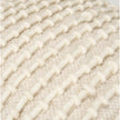 Mercana Sakaye Beige w/ Cream Stitched Patterned Pouf