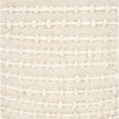Mercana Sakaye Beige w/ Cream Stitched Patterned Pouf
