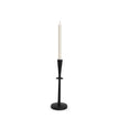 Mercana Qwin Matte Black Cast Aluminum Candle Holder