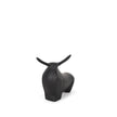 Mercana Radu Matte Black Metal Bull Decorative Object