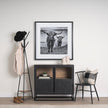 Mercana Everett Matte Black Metal Coat Rack