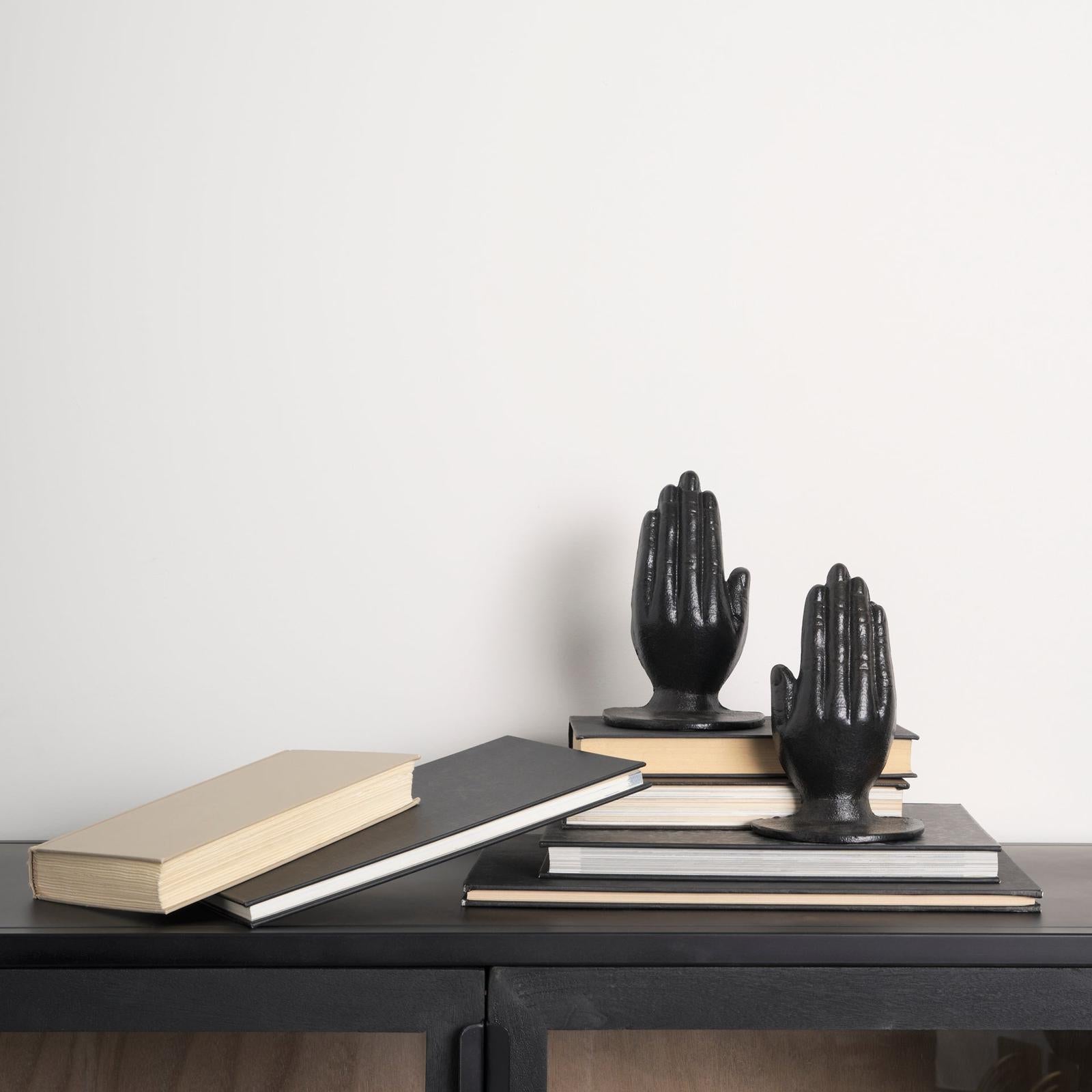 Mercana Praying Hands Bronze Cast Iron Book Ends
