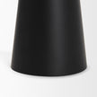 Mercana Quadir Matte Black Metal Candle Holder