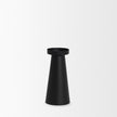 Mercana Quadir Matte Black Metal Candle Holder