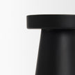 Mercana Quadir Matte Black Metal Candle Holder