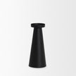 Mercana Quadir Matte Black Metal Candle Holder