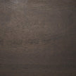 Mercana Romi Dark Brown Wood w/ 3 Shelves Oval Console Table TOP