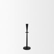 Mercana Qwin Matte Black Cast Aluminum Candle Holder