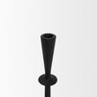 Mercana Qwin Matte Black Cast Aluminum Candle Holder