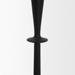 Mercana Qwin Matte Black Cast Aluminum Candle Holder