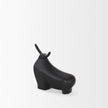 Mercana Radu Matte Black Metal Bull Decorative Object