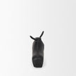 Mercana Radu Matte Black Metal Bull Decorative Object