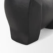 Mercana Radu Matte Black Metal Bull Decorative Object
