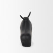 Mercana Radu Matte Black Metal Bull Decorative Object