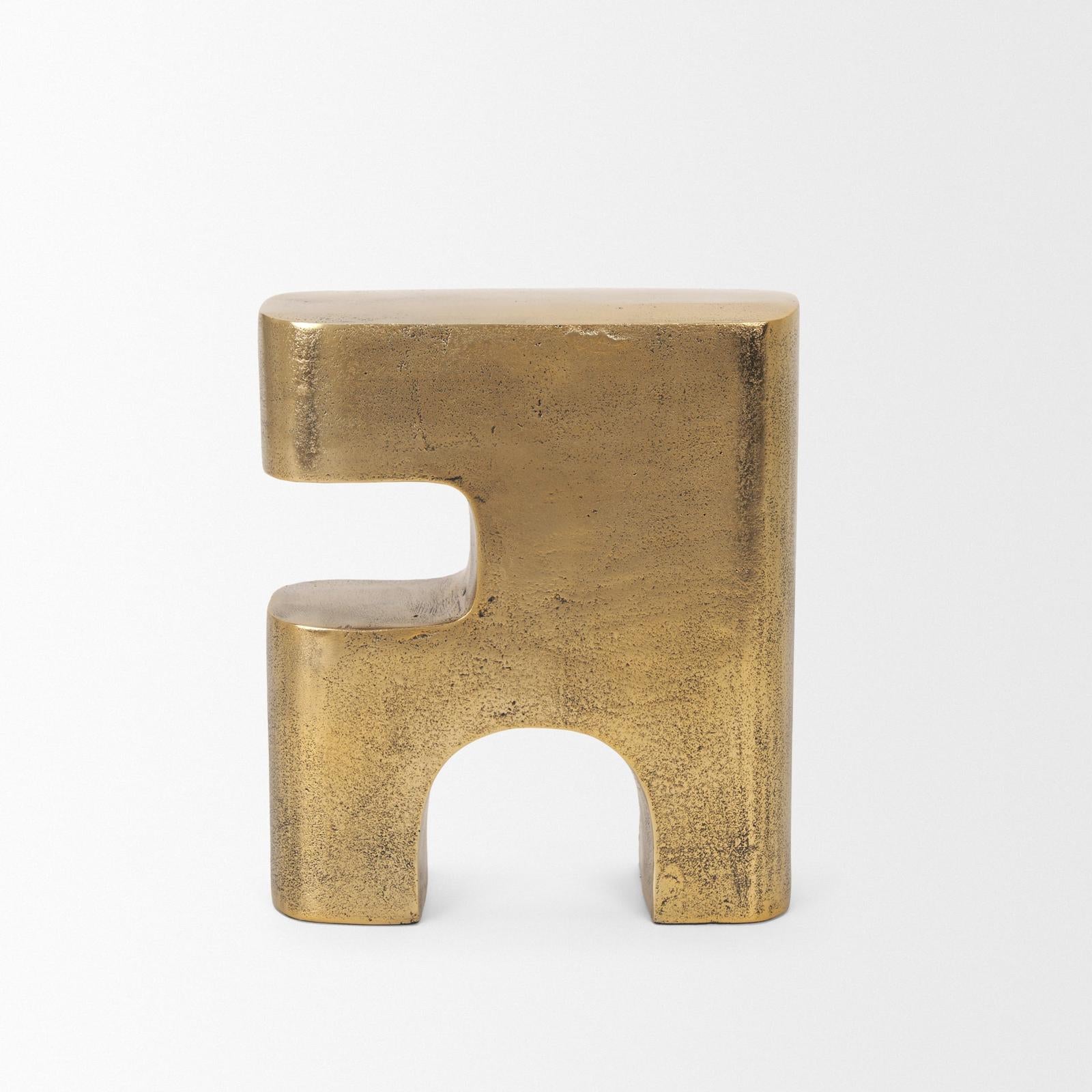 Mercana Renni Antiqued Brass Decorative Sculpture
