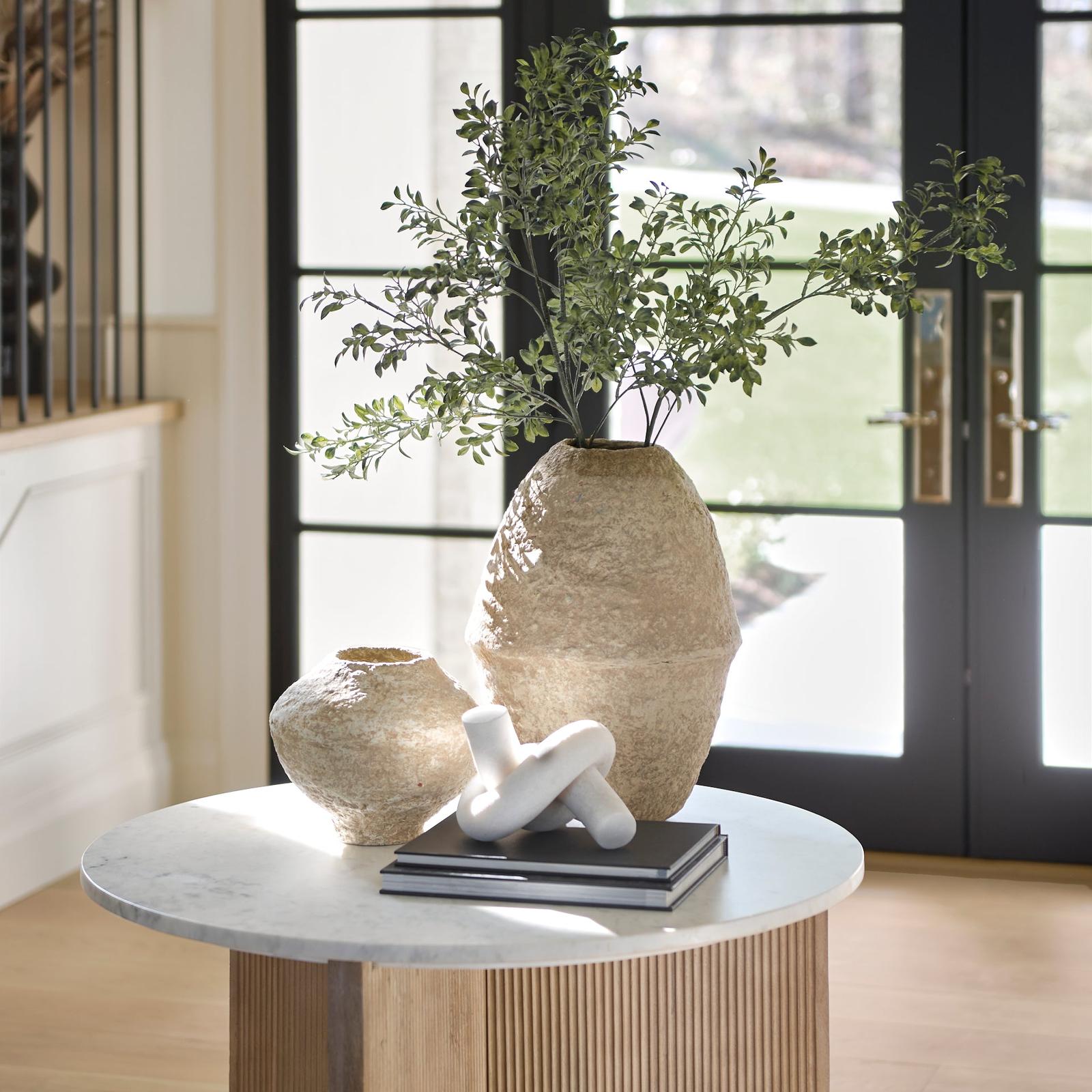 Mercana Rundal Paper Mache Vase