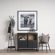 Mercana Everett Matte Black Metal Coat Rack
