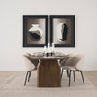 Mercana Shannon Dining Chair w/ Fabric & Matte Black Metal