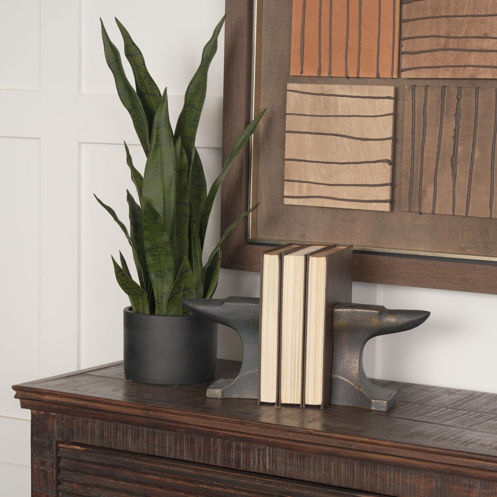 Mercana Anvilia Anvil Shaped Bookends- Set of 2 Clearance