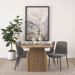 Mercana Eve Dining Chair Fabric & Matte Black Metal