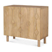 Mercana Heera Diamond Motif w/ Shelf Accent Cabinet