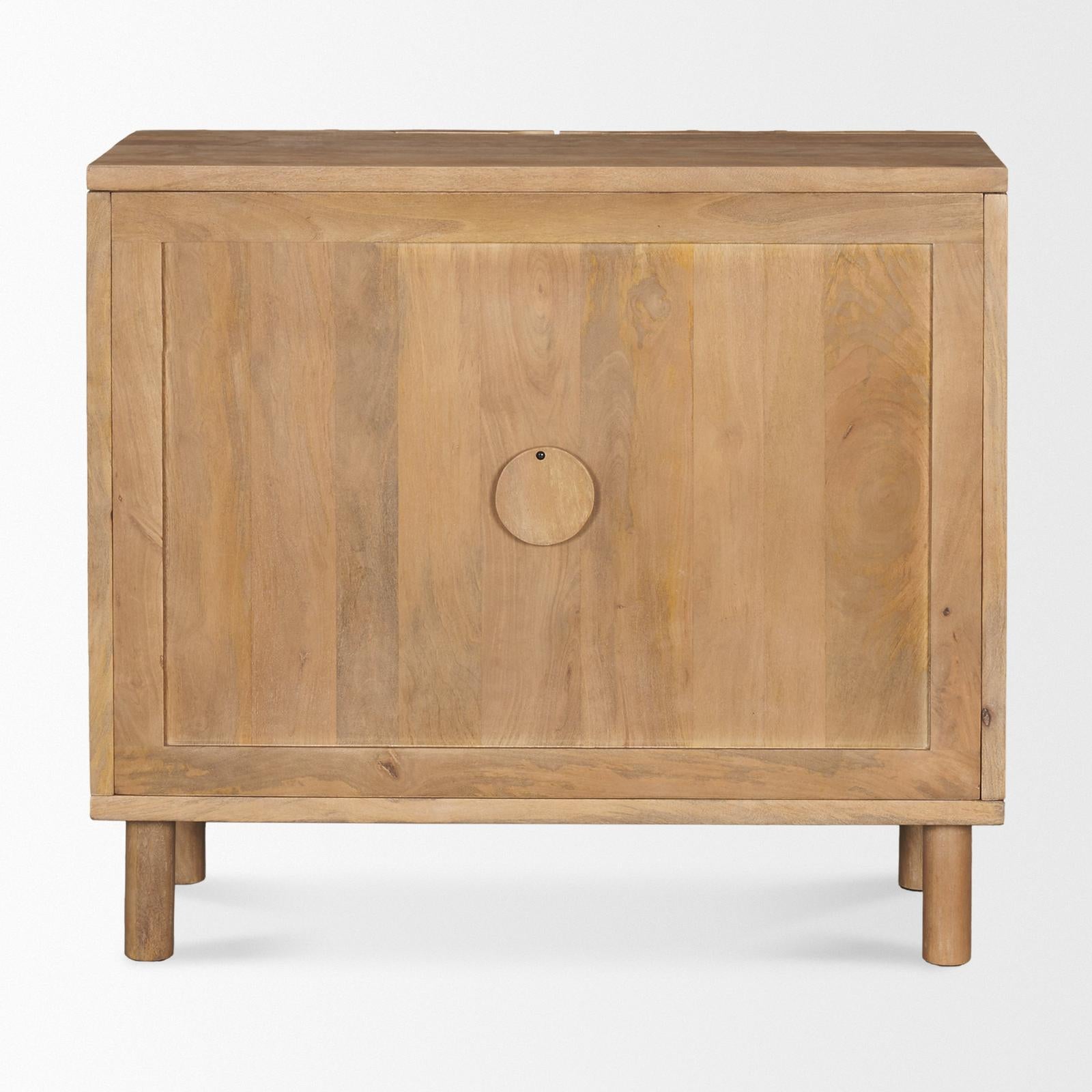 Mercana Heera Diamond Motif w/ Shelf Accent Cabinet