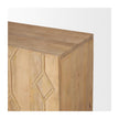 Mercana Heera Diamond Motif w/ Shelf Accent Cabinet